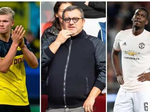 Pogba từng khiến Man United mua "hụt" Haaland