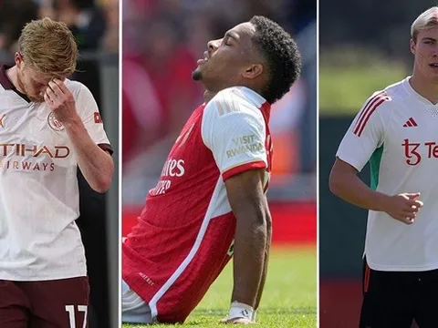 Đội hình 11 ngôi sao dính chấn thương ở EPL: Số 9 M.U; Tân binh Arsenal