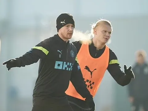 Premier League run rẩy vì hình ảnh của De Bruyne và Haaland