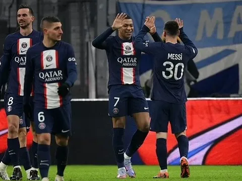 Mbappe - Messi 'out trình', PSG nghiền nát Marseille thuyết phục