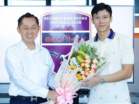Quế Ngọc Hải chính thức ra mắt CLB Bình Dương