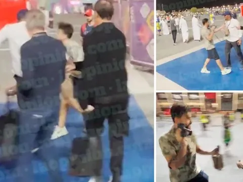 CHOÁNG! Eto'o mất lý trí, đá thẳng vào mặt người hâm mộ