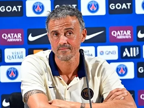 Luis Enrique hài lòng về chiến thắng trước Strasbourg