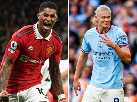 Rashford nguy hiểm thế nào nếu so với Haaland