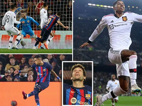 Rashford tỏa sáng, Man Utd rượt đuổi tỷ số với Barcelona