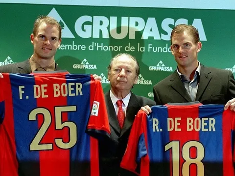 Ronald và Frank de Boer: Cặp song sinh càn quét bóng đá châu Âu