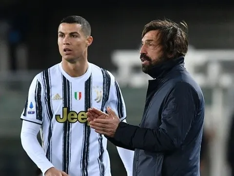 Pirlo: Ronaldo chuyên nghiệp và luôn gây áp lực lên bản thân