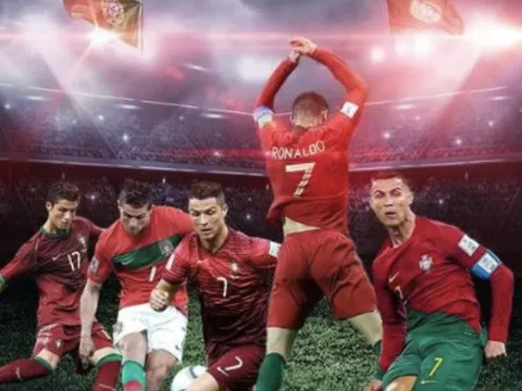 Ronaldo ăn mừng kỷ lục tại World Cup