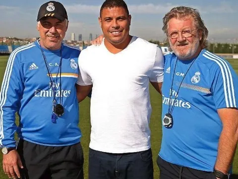 Ronaldo 'béo' muốn Ancelotti nắm tuyển Brazil