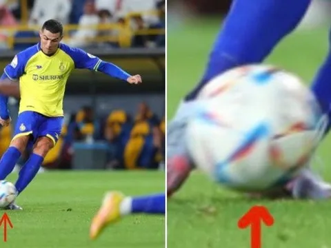 Ronaldo dùng kỹ thuật đặc biệt khi lập siêu phẩm đá phạt