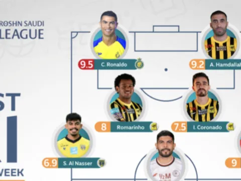 Ronaldo được chấm điểm cao nhất vòng 16 Saudi Pro League