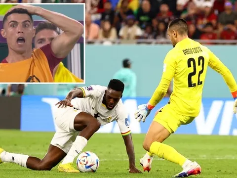 Ronaldo hoảng hốt trước pha xử lý suýt báo hại Bồ Đào Nha
