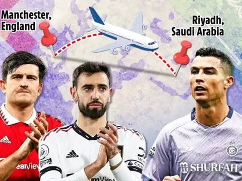 Ronaldo mời 4 cầu thủ MU đến Saudi Arabia