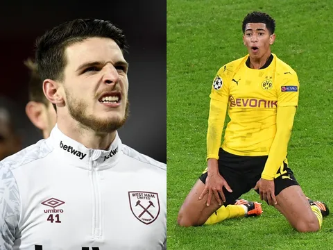 Thay vì Rice, Man Utd được khuyên chiêu mộ đồng đội cũ Sancho
