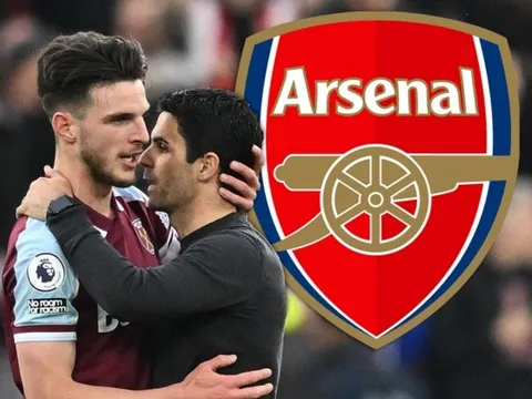 Tới Arsenal, Declan Rice sẽ có số áo trong mơ