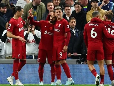 Salah lập cú đúp, Liverpool thắng nghẹt thở Tottenham