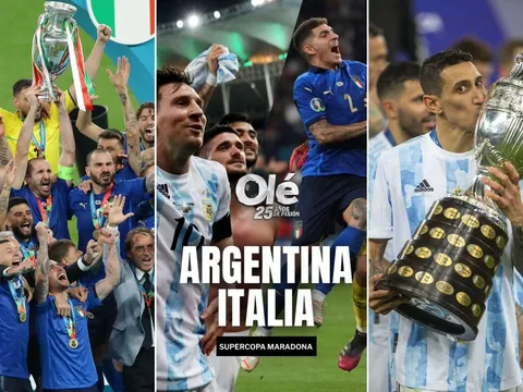 CHÍNH THỨC! Ý đại chiến Argentina tranh Siêu cúp Liên lục địa