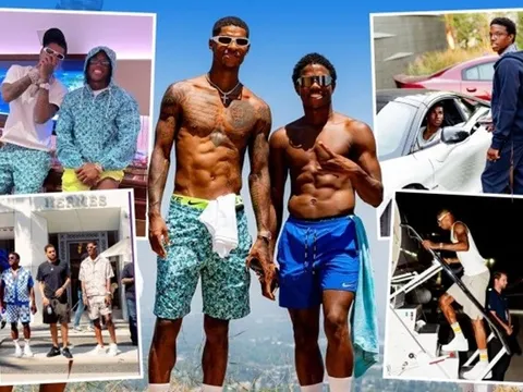 Sau Lingard, Rashford vui vẻ bên bạn chí cốt mới