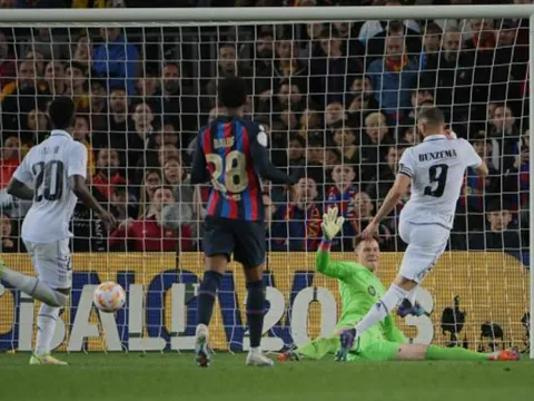 Benzema hủy diệt Barca với hat-trick, Real hiên ngang vào Chung kết