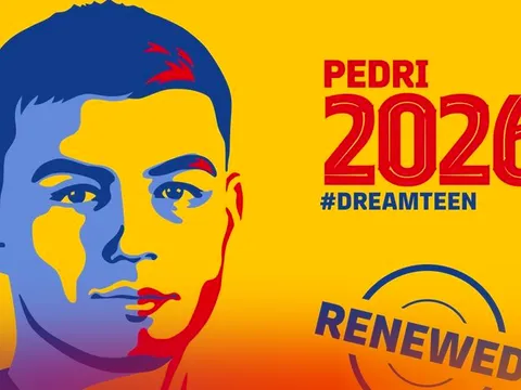 CHÍNH THỨC! Barca lập điều khoản kỷ lục ký HĐ với Pedri