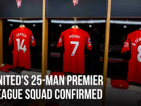 CHÍNH THỨC! Man Utd công bố danh sách dự Premier League 2023/24