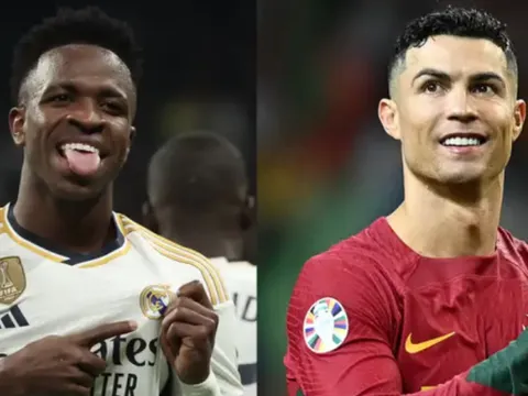 Ronaldo tặng món quà đặc biệt cho Vinicius