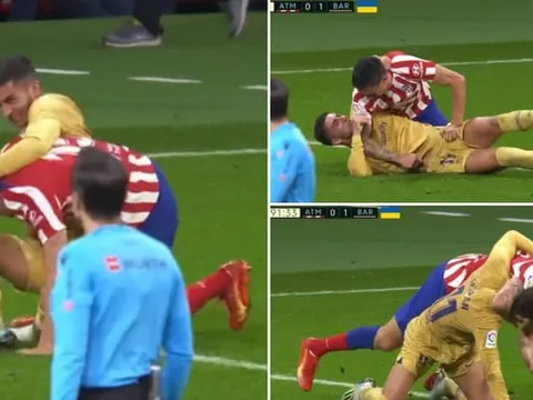 CHÍNH THỨC! Lao vào ẩu đả, cầu thủ Barca và Atletico bị trừng phạt