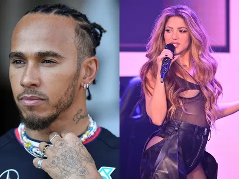 Shakira ăn tối với Lewis Hamilton