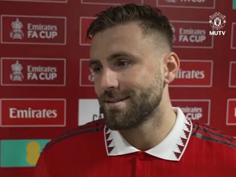 Shaw phản ứng khi gặp Man City