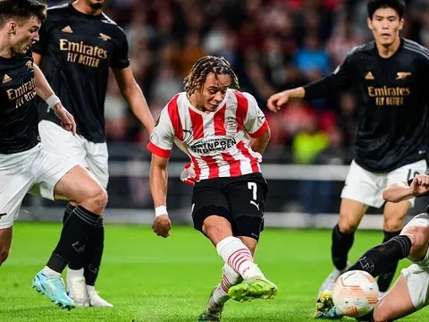 5 điểm nhấn PSV 2-0 Arsenal: Dấu hỏi hàng công; Điểm sáng Vieira