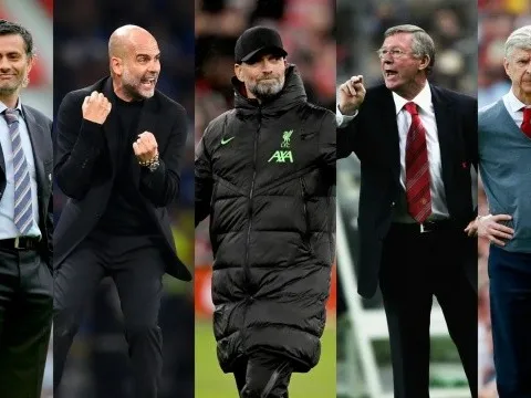 So sánh Klopp với những HLV xuất sắc nhất lịch sử Premier League
