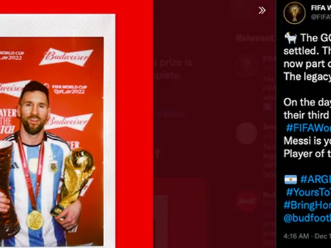 FIFA: Messi là GOAT