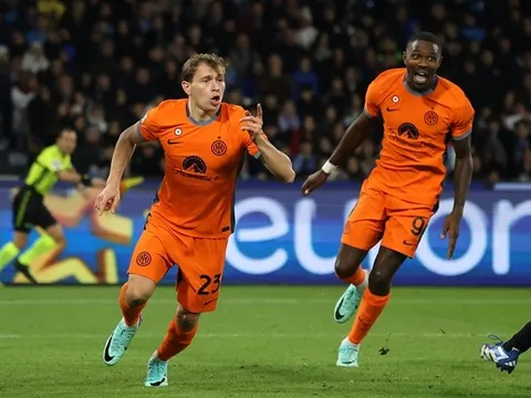 Nicolo Barella dè chừng Juventus