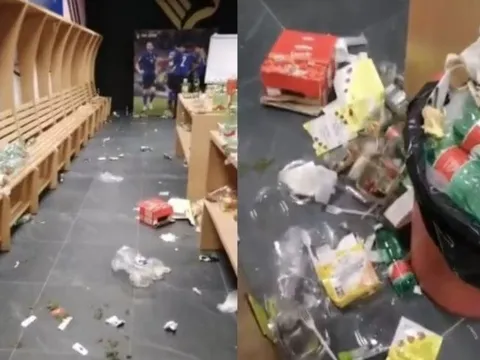 Sự thật tấm hình tuyển Nhật không dọn phòng sau trận thua Costa Rica