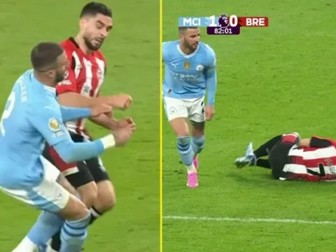 Sự tình đằng sau pha triệt hạ của Kyle Walker với Neal Maupay