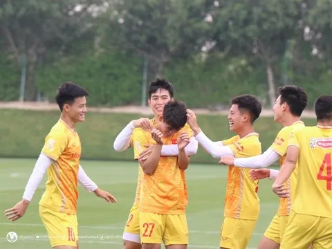 Nụ cười trở lại với U23 Việt Nam