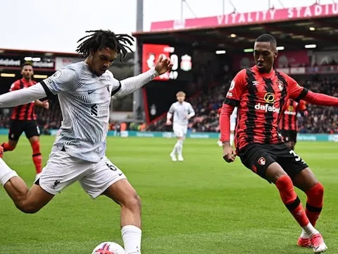 Thua Bournemouth, Liverpool chấm dứt kỷ lục 2.288 ngày