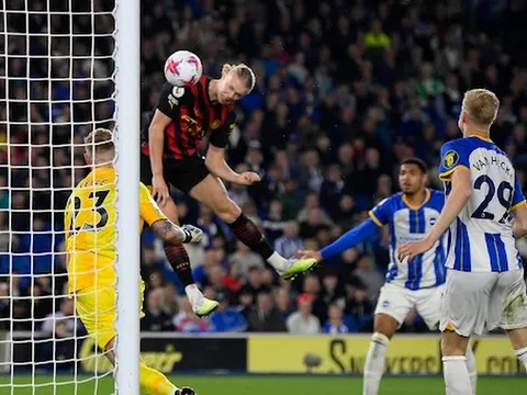 Siêu phẩm giúp Brighton cầm chân Man City