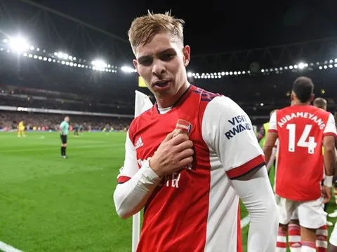 Tại Arsenal, Smith Rowe đang bước lên tầm cao mới