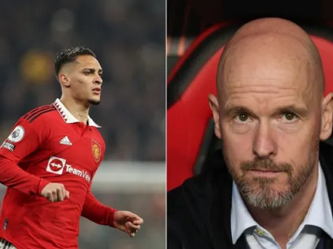 Tại sao Antony dự bị trước Aston Villa?