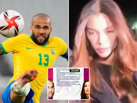 Tâm thư chân thành Dani Alves gửi vợ cũ