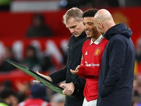 Ten Hag tự tin cao độ về Sancho, Man Utd trở lại đường đua
