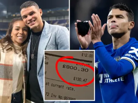 Thắng đậm tại FA Cup, vợ chồng Thiago Silva ăn mừng hoành tráng