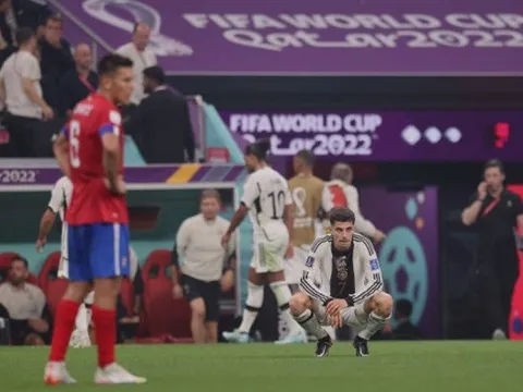 Không thắng đậm Costa Rica, Đức tủi hổ rời World Cup