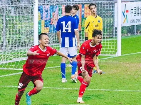 Thắng U16 Porto, U16 PVF giành hạng 3 Cúp Thượng Hải