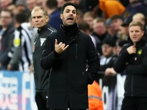 "Thật đáng hổ thẹn" - Arteta 'phát điên' sau trận thua Newcastle