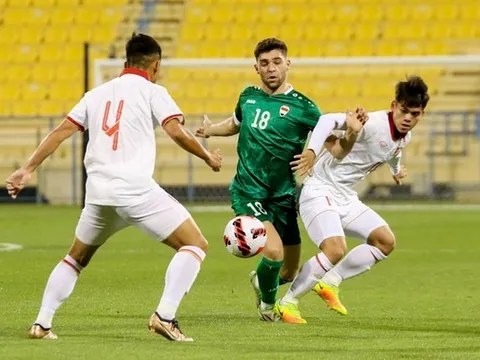 Thi đấu thiếu người, U23 Việt Nam thất bại trước U23 Iraq