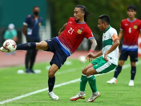 Tiền đạo gốc Pháp trở thành tâm điểm trận Lào - Campuchia