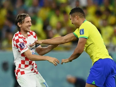 Tình bạn đặc biệt của Luka Modric và tiền vệ Brazil