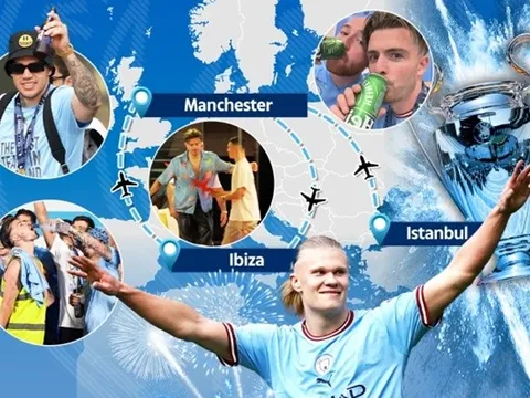 Toàn cảnh 4 ngày ăn mừng không ngừng nghỉ của Man City